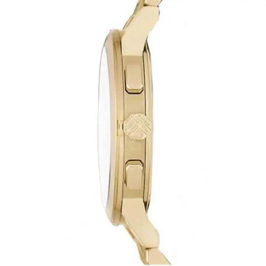 Burberry Women’s Swiss Made Stainless Steel Gold Dial 38mm Watch BU9753
