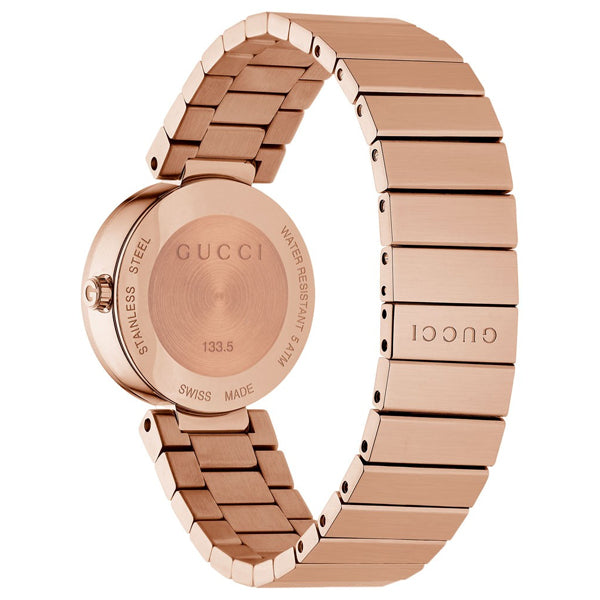 Gucci Women’s Swiss Made Quartz Stainless Steel Mother of pearl Dial 29mm Watch YA133515