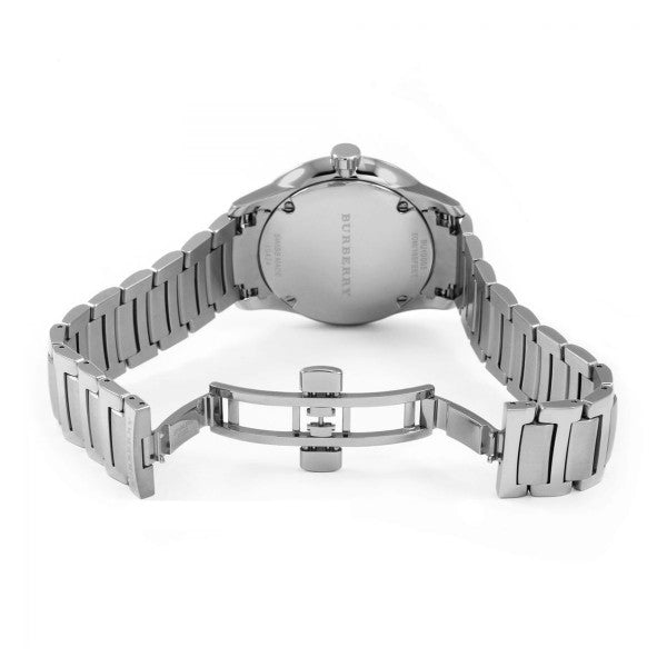 Burberry Men’s Swiss Made Stainless Steel Grey Dial 40mm Watch BU10005