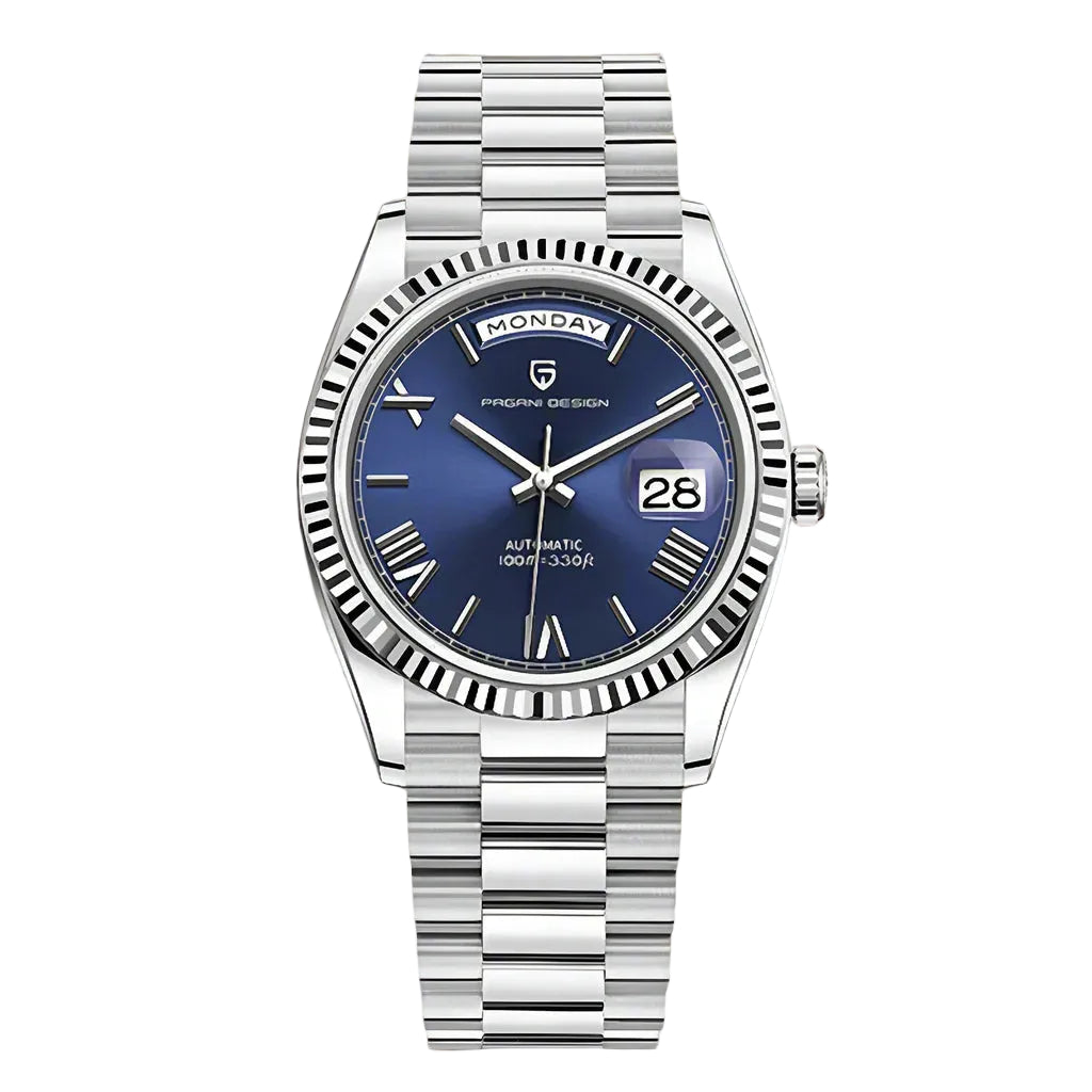 Pagani Design Stainless Steel Blue Dial Automatic Watch for Gents - PD-1783BL