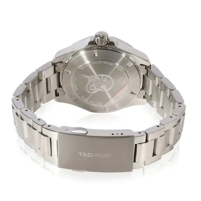 Tag Heuer Aquaracer Men’s Automatic Swiss Made Silver Stainless Steel Green Dial 43mm Watch WAY2015.BA0927