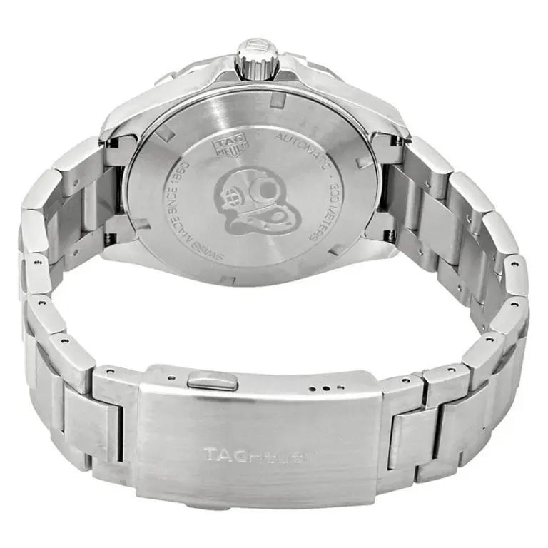 Tag Heuer Aquaracer Men’s Automatic Swiss Made Silver Stainless Steel Blue Dial 41mm Watch WBD2112.BA0928