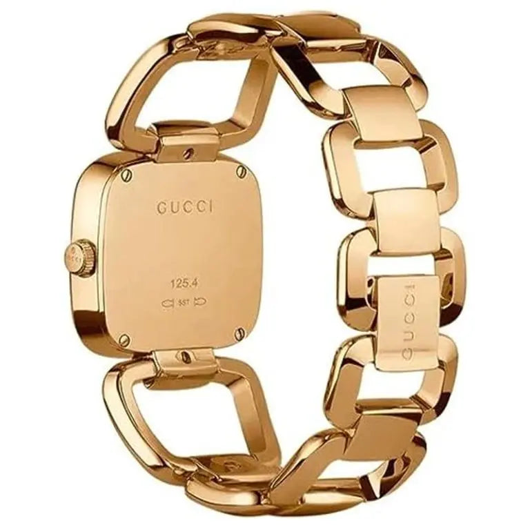 Gucci Women’s Quartz Gold Stainless Steel Light Brown Dial 32mm Watch YA125408
