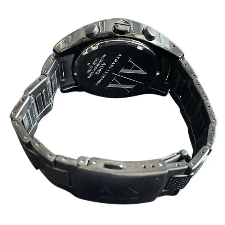 Armani Exchange Men’s Quartz Black Stainless Steel Black Dial 43mm Watch AX1058