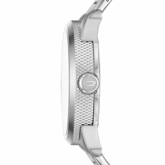 Diesel Men’s Quartz Silver Stainless Steel Blue Dial 46mm Watch DZ1763