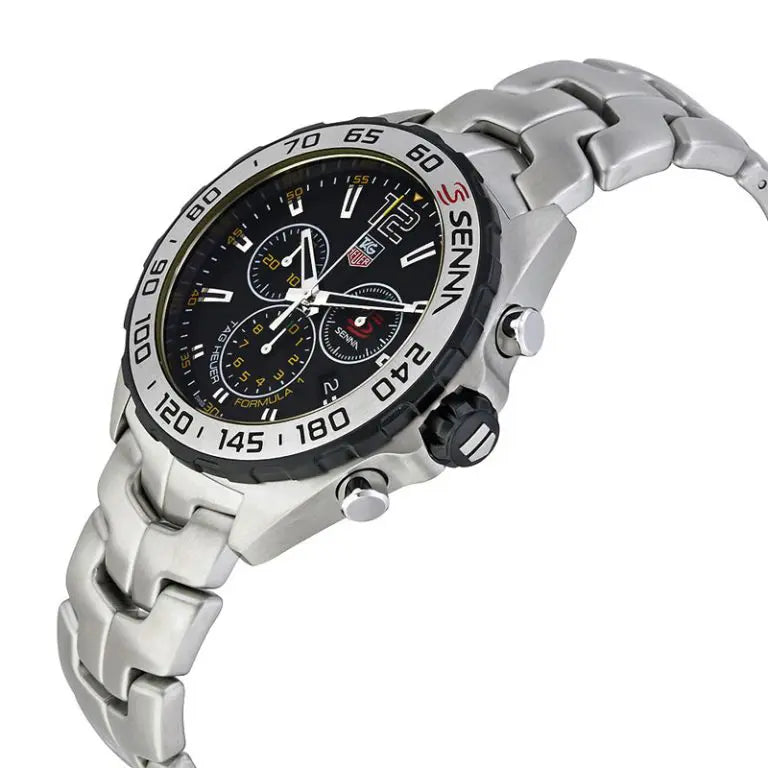 Tag Heuer Formula 1 Men’s Quartz Swiss Made Silver Stainless Steel Black Dial 43mm Watch CAZ1013.BA0883