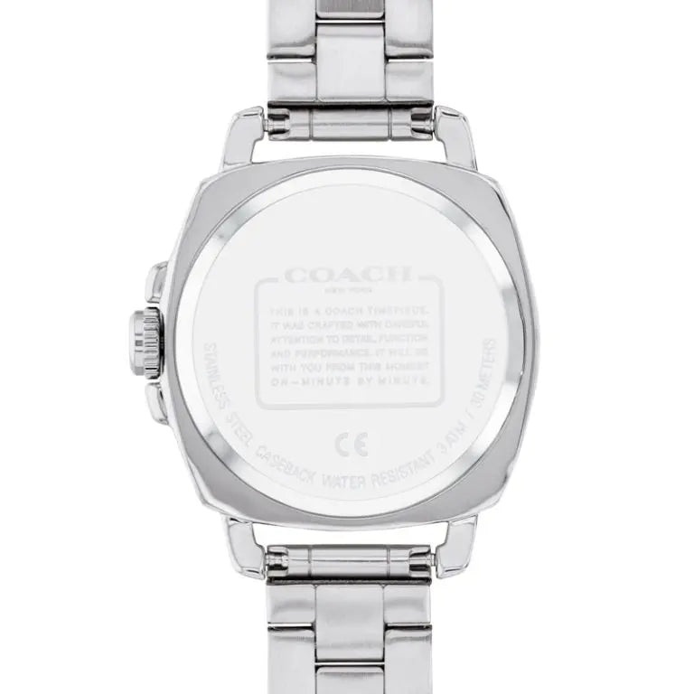 Coach Women’s Quartz Silver Stainless Steel Silver Dial 34mm Watch 14503140