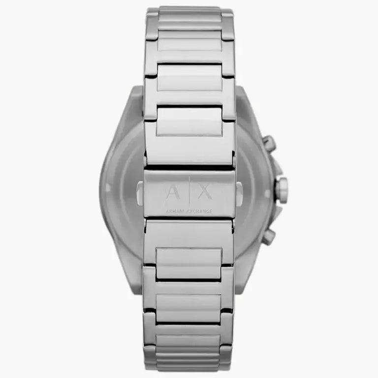 Armani Exchange Men’s Quartz Silver Stainless Steel Black Dial 44mm Watch AX2600-1