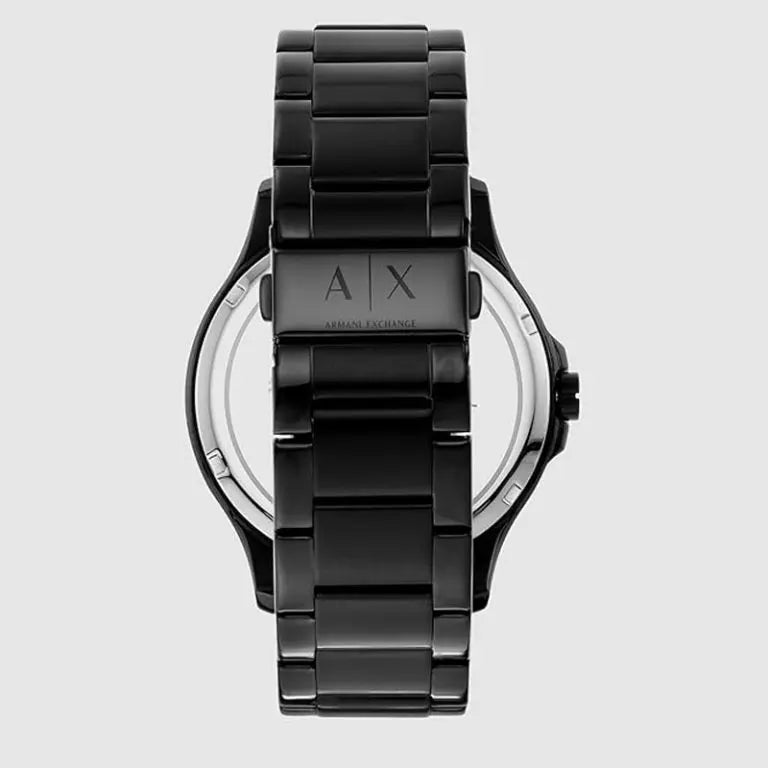 Armani Exchange Men’s Quartz Black Stainless Steel Black Dial 46mm Watch AX7101