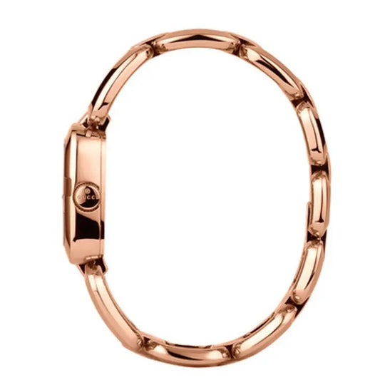 Gucci Women’s Quartz Gold Stainless Steel Mother Of Pearl Dial 31mm Watch YA125513