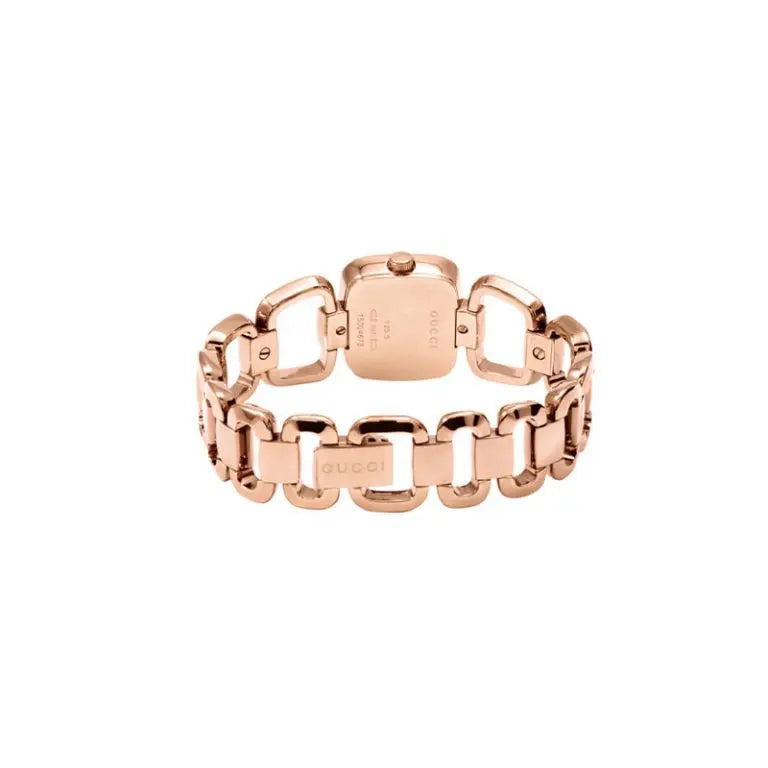 Gucci Women’s Quartz Swiss Made Rose Gold Stainless Steel Mother Of Pearl Dial 24mm Watch YA125400
