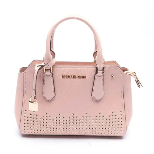حقيبة يد مايكل كورس هايز متوسطة الحجم من الجلد الوردي - 35F8GYEM6T
