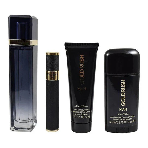 مجموعة هدايا عطر باريس هيلتون جولد راش أو دو تواليت - للنساء