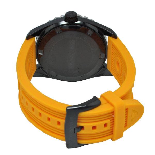 EMPORIO ARMANI Sportivo Orange Silicone Black Dial Quartz Watch for Gents- EMPORIO ARMANI AR 6046