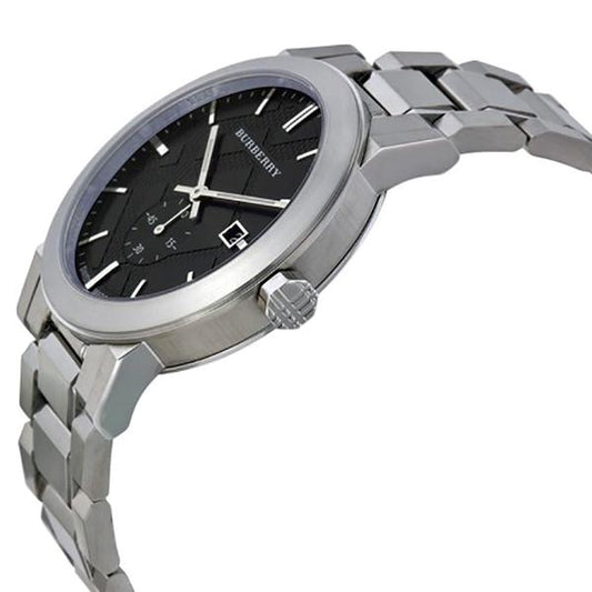 Burberry Men’s Swiss Made Stainless Steel Dark Grey Dial 42mm Watch BU9901