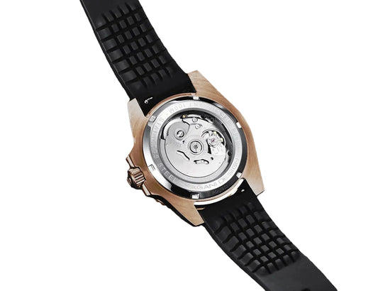 Pagani Design Gold Stainless Steel Black Dial Automatic Watch for Gents - PD-1651BG