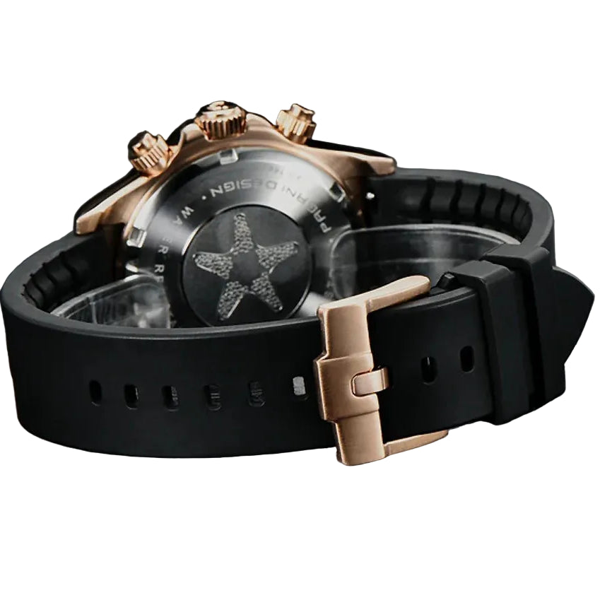 Pagani Design Stainless Steel White Dial Quartz Chronograph Watch for Gents - PD-1664W