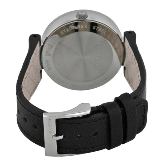 Gucci Women’s Quartz Black Leather Strap Black Dial 37mm Watch YA133301