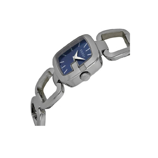 Gucci Women’s Swiss Made Quartz Stainless Steel Blue Dial 25mm Watch YA125508
