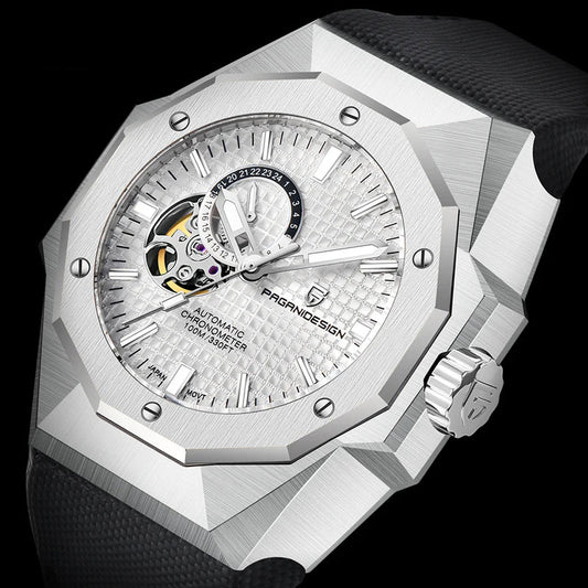 Pagani Design Stainless Steel white Dial Automatic Watch for Gents - PD-YS010