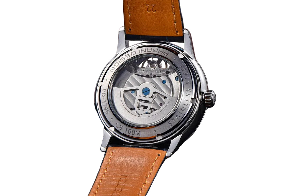 Pagani Design Stainless Steel Brown Dial Automatic Watch for Gents - PD-1796