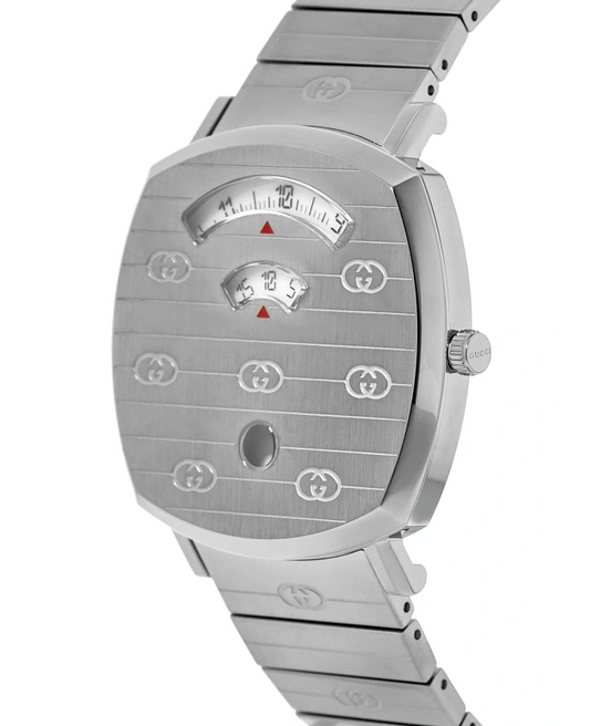 Gucci Women’s Swiss Made Quartz Stainless Steel White Dial 35mm Watch YA157401