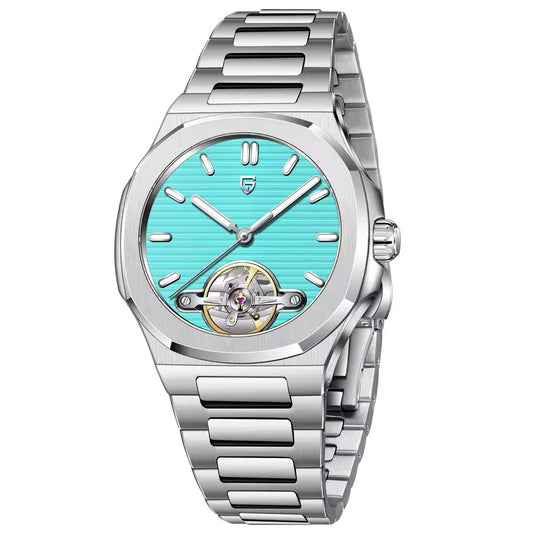 Pagani Design Stainless Steel Tiffany Blue Dial Automatic Watch for Gents - PD-YS025