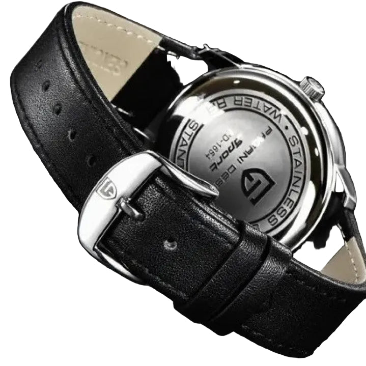 Pagani Design Stainless Steel Blue Dial Quartz Watch for Gents - PD-1654
