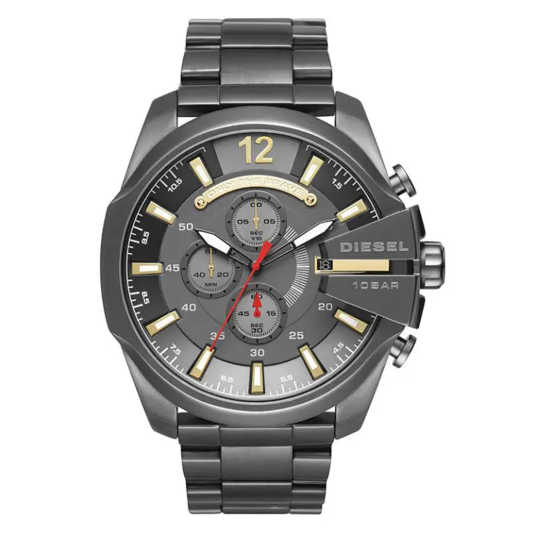 Diesel Men’s Quartz Grey Stainless Steel Grey Dial 51mm Watch DZ4421
