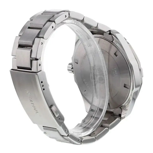 Tag Heuer Men’s Quartz Swiss Made Silver Stainless Steel Black Dial 43mm Watch WAY101B.BA0746