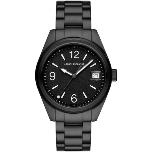 Armani Exchange Men’s Quartz Black Stainless Steel Black Dial 42mm Watch AX1422