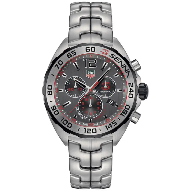 Tag Heuer Formula 1 Men’s Quartz Swiss Made Silver Stainless Steel Grey Dial 43mm Watch CAZ1012.BA0883