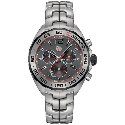Tag Heuer Formula 1 Men’s Quartz Swiss Made Silver Stainless Steel Grey Dial 43mm Watch CAZ1012.BA0883