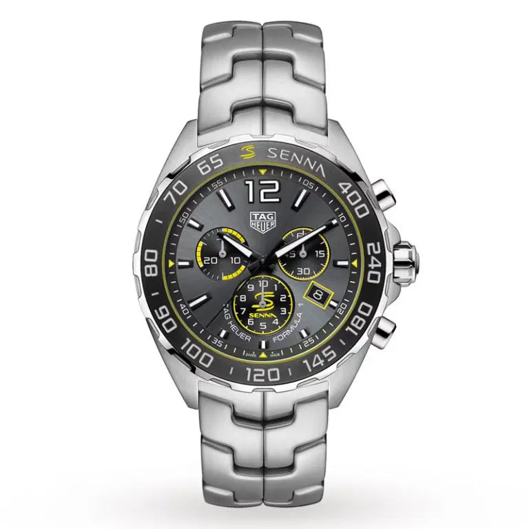 Tag Heuer Formula 1 Men’s Quartz Swiss Made Silver Stainless Steel Grey Dial 43mm Watch CAZ101AF.BA0637