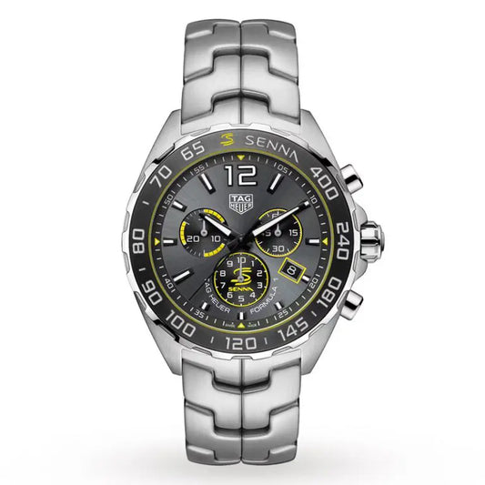 Tag Heuer Formula 1 Men’s Quartz Swiss Made Silver Stainless Steel Grey Dial 43mm Watch CAZ101AF.BA0637