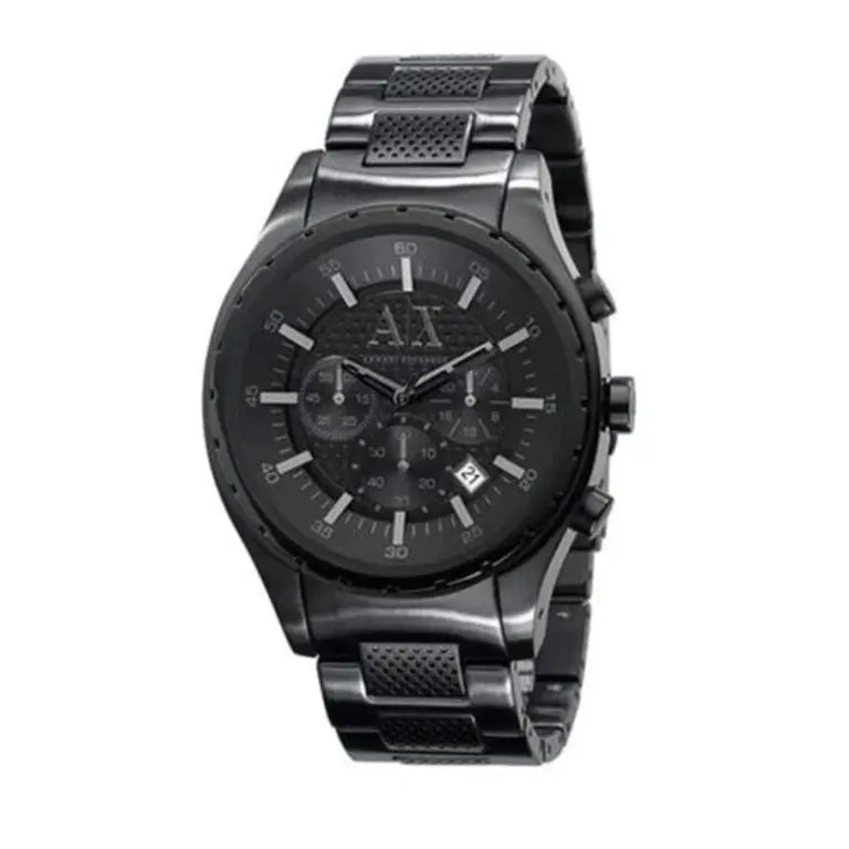 Armani Exchange Men’s Quartz Black Stainless Steel Black Dial 43mm Watch AX1058