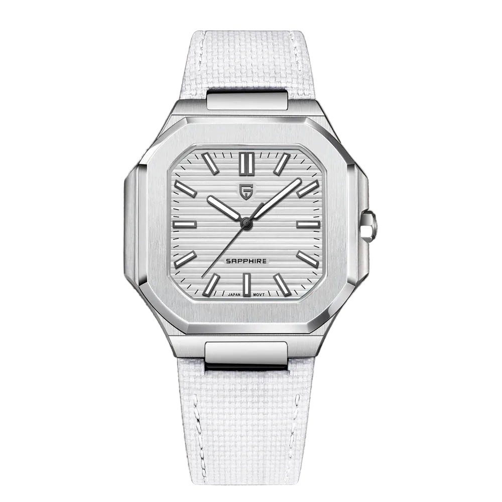 Pagani Design Stainless Steel Square Dial Quartz Watch for Gents - PD-YS019H