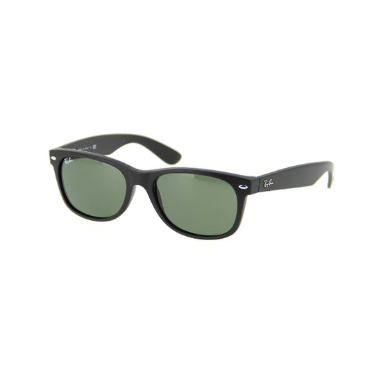 نظارة راي بان RB 2132 622 نيو وايفارير كلاسيك - إطار مطاطي أسود غير لامع / عدسة خضراء G-15 - 55 مم