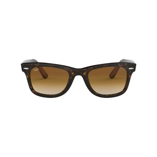 نظارة راي بان RB2140F 901/51 الأصلية من طراز وايفارير كلاسيك - أسود مصقول / عدسات متدرجة G-15 - 54-18