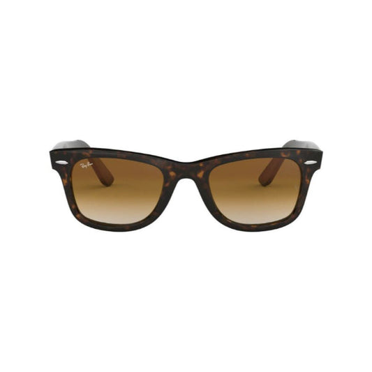 نظارة راي بان RB2140F 901/51 الأصلية من طراز وايفارير كلاسيك - أسود مصقول / عدسات متدرجة G-15 - 54-18