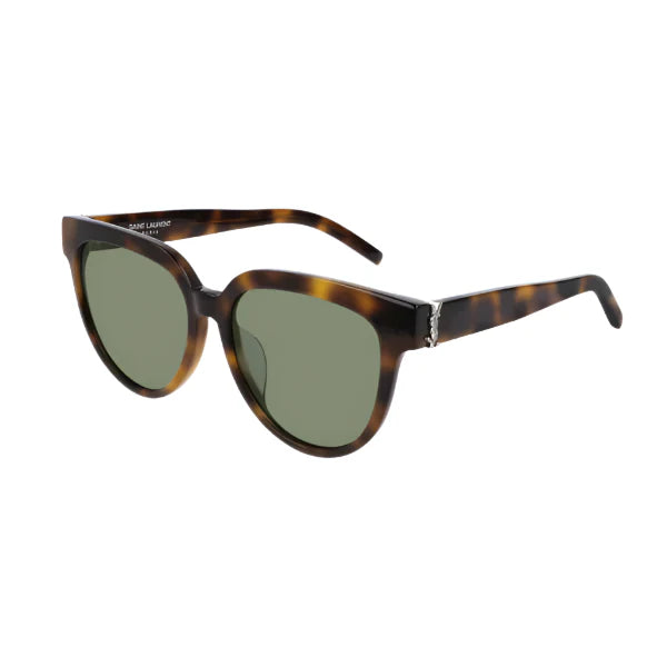 نظارات شمسية YSL SLM28/F هافانا براون بتصميم عين القطة – SLM28/F 005 (55-16)