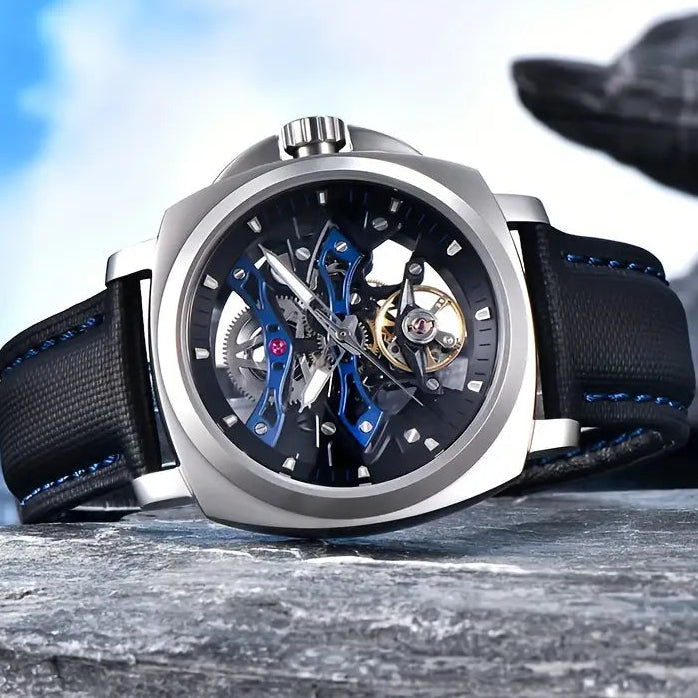Pagani Design Stainless Steel Skeleton Dial Automatic Watch for Gents - PD-YS017