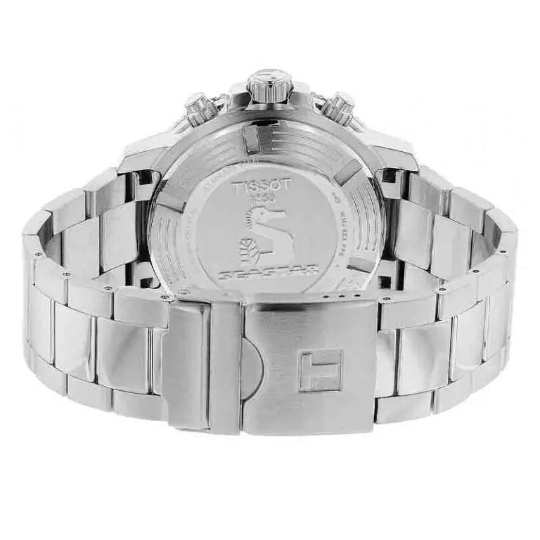 TISSOT Men’s Quartz Swiss Made Stainless Steel Black Dial 45mm Watch T120.417.11.051.00