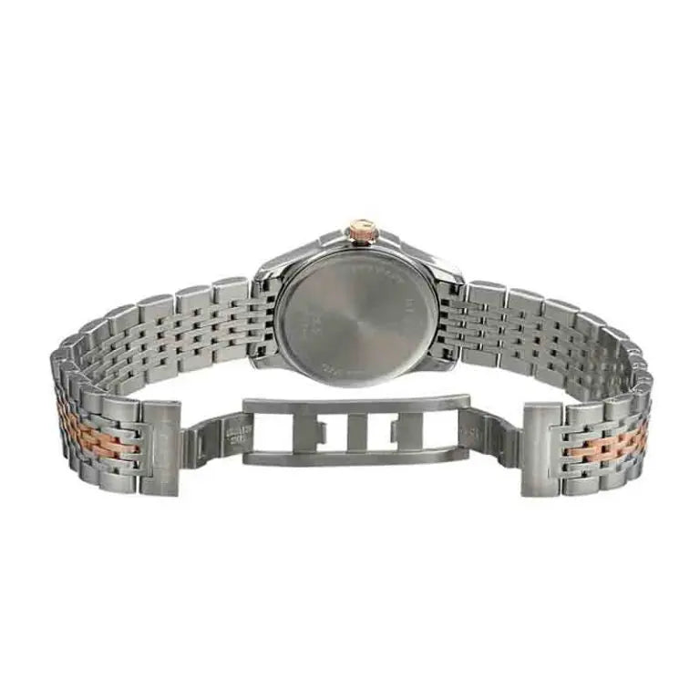 Gucci Women’s Swiss Made Quartz Stainless Steel Black Dial 27mm Watch YA126512