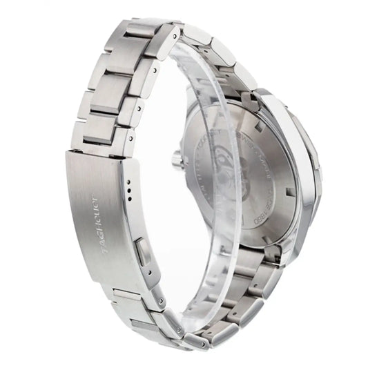 Tag Heuer Aquaracer Men’s Quartz Swiss Made Silver Stainless Steel Black Dial 41mm Watch WBD1110.BA0928