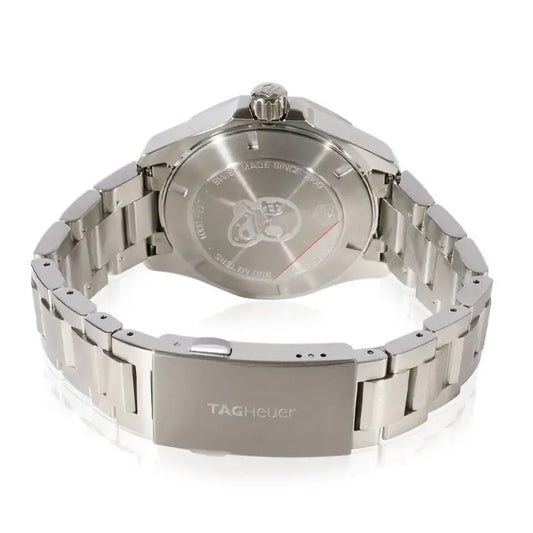 Tag Heuer Aquaracer Men’s Automatic Swiss Made Silver Stainless Steel Green Dial 43mm Watch WAY2015.BA0927