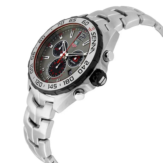 Tag Heuer Formula 1 Men’s Quartz Swiss Made Silver Stainless Steel Grey Dial 43mm Watch CAZ1012.BA0883