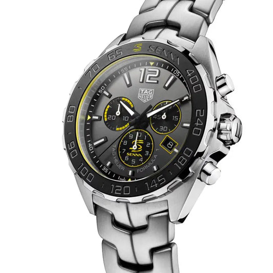 Tag Heuer Formula 1 Men’s Quartz Swiss Made Silver Stainless Steel Grey Dial 43mm Watch CAZ101AF.BA0637