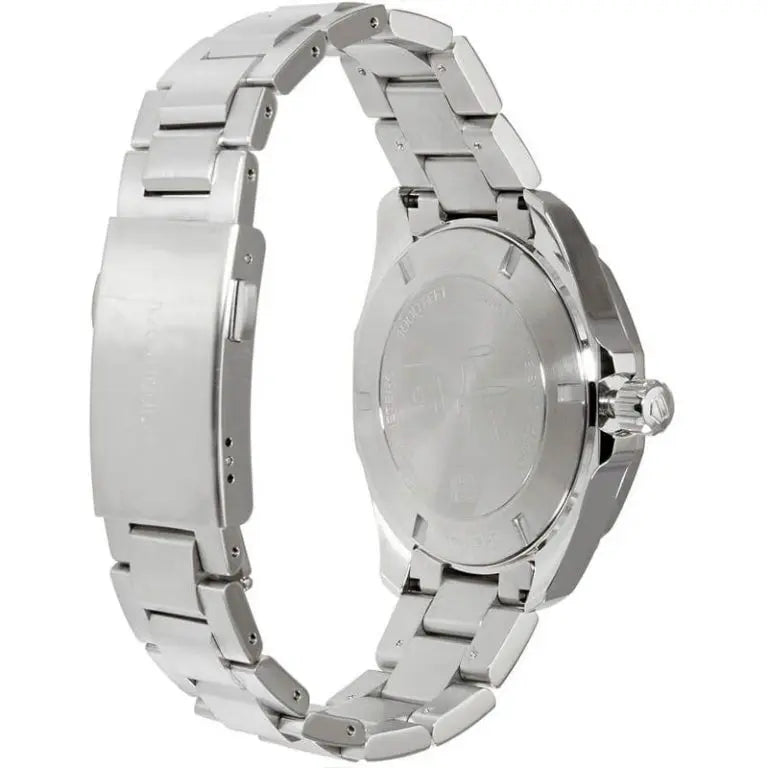 Tag Heuer Aquaracer Men’s Quartz Swiss Made Silver Stainless Steel White Dial 41mm Watch WBD1111.BA0928