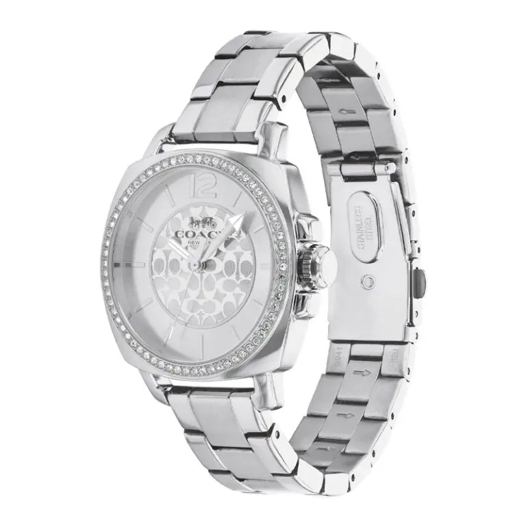 Coach Women’s Quartz Silver Stainless Steel Silver Dial 34mm Watch 14503140